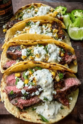 Grilled Elote Steak Tacos