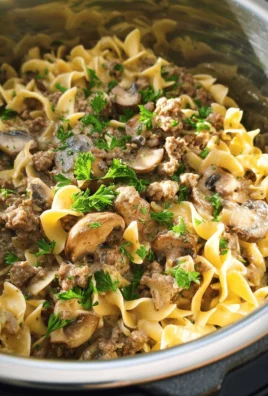 Instant Pot Beef Stroganoff