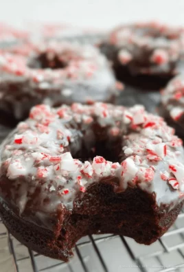 Peppermint Mocha Donuts