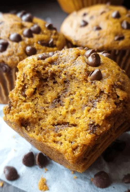 Pumpkin Chocolate Chip Muffins