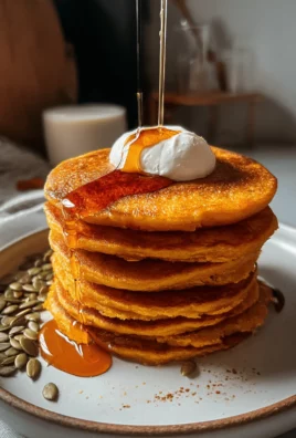 Pumpkin Cottage Cheese Pancakes