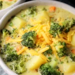 Broccoli Cheese and Potato Soup