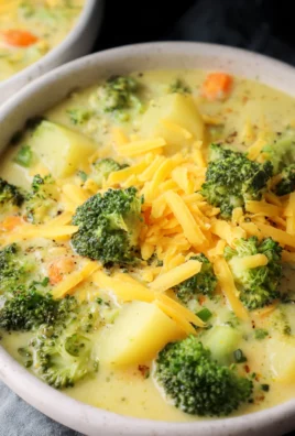 Broccoli Cheese and Potato Soup