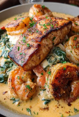 Cajun Salmon and Shrimp
