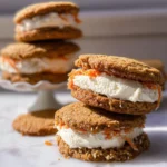 Carrot Cake Cookie Sandwiches