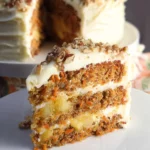 Carrot Cake with Pineapple and Cream Cheese Frosting
