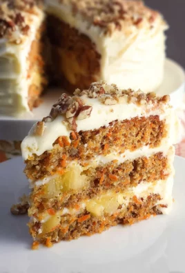 Carrot Cake with Pineapple and Cream Cheese Frosting