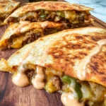 Cheeseburger Quesadillas with Burger Sauce