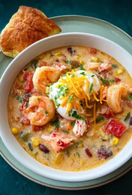 Easy Creamy Seafood and Shrimp Chili