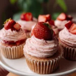 Fresh Strawberry Cupcakes