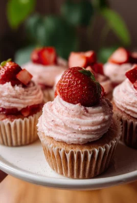 Fresh Strawberry Cupcakes