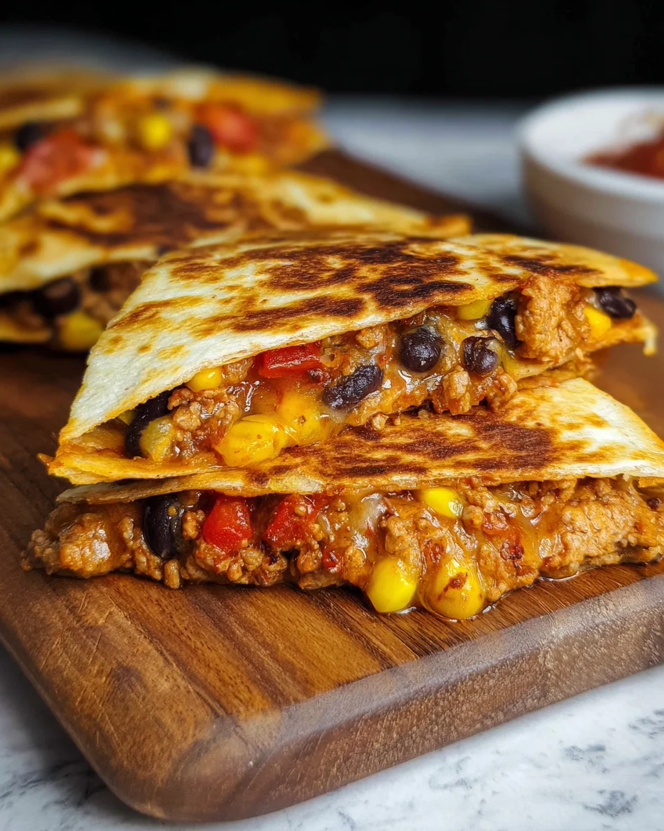 Ground Turkey Quesadillas