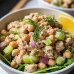 Healthy Tuna Garbanzo Bean Salad