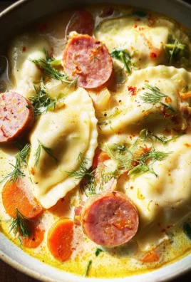 Pierogi Dill Soup