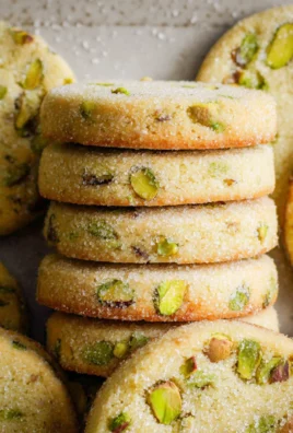 Pistachio Shortbread Cookies
