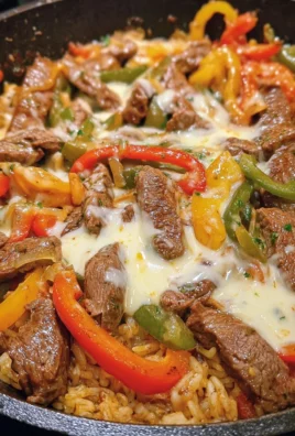 Queso Steak Fajita Skillet