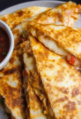 Shredded Chicken Quesadillas