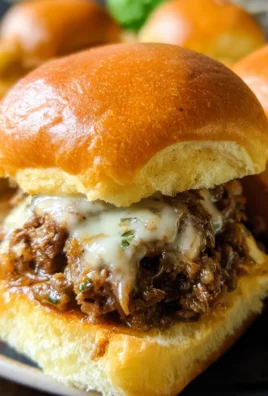 Slow Cooker French Dip Sloppy Joes