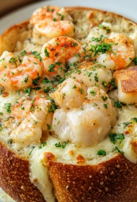 Stuffed Seafood Bread Bowl