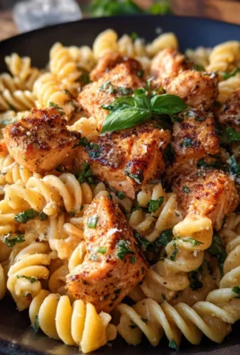 Tomato Basil Salmon Pasta