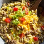 Cheeseburger Orzo