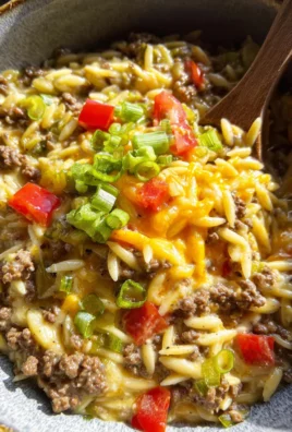 Cheeseburger Orzo