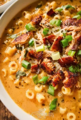Creamy Cajun Chicken Pasta Soup