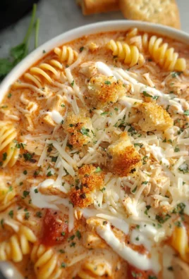 Crockpot Chicken Parmesan Soup Recipe