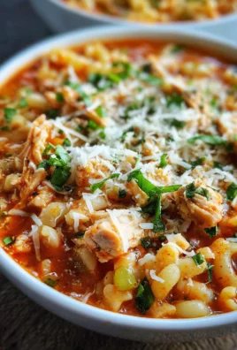 Crockpot Chicken Parmesan Soup (Slow Cooker)