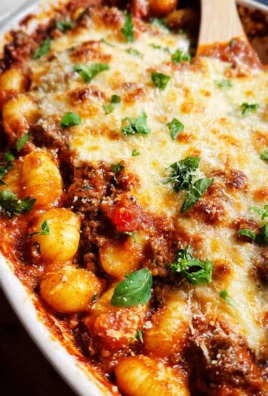 Easy Bolognese Gnocchi Bake