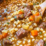 Hearty Beef Barley Soup