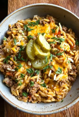 One-Pot Cheeseburger Orzo