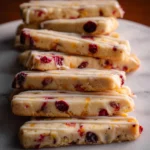 Orange Cranberry Shortbread Cookies