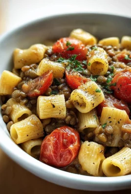 PASTA WITH LENTILS