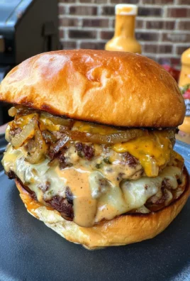 Smoked Cajun Burgers