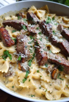 Steak Pasta Alfredo