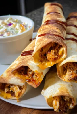 BBQ Chicken Roll Ups