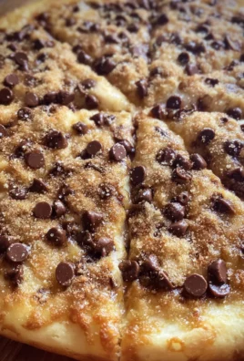 Chocolate Chip Dessert Pizza