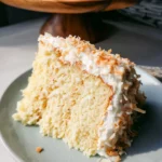 Coconut Cream Cake with Coconut Cream Cheese Frosting