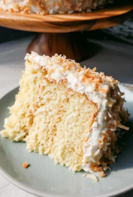 Coconut Cream Cake with Coconut Cream Cheese Frosting