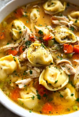Easy Chicken Tortellini Soup