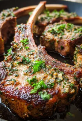 Garlic and Herb Crusted Lamb Chops Recipe