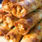 Honey BBQ Slow Cooker Chicken Taquitos