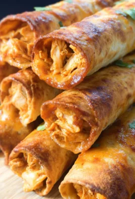 Honey BBQ Slow Cooker Chicken Taquitos