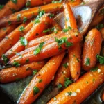 Honey Garlic Roasted Carrots