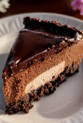 No Bake Chocolate Cheesecake
