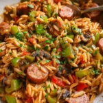 One-Pan Orzo and Chicken Sausage Recipe