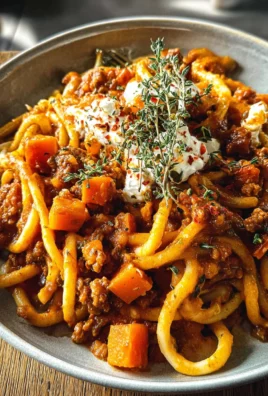 Pumpkin Beef Bolognese