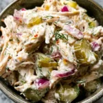 Savory Dill Pickle Chicken Salad