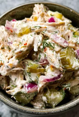 Savory Dill Pickle Chicken Salad